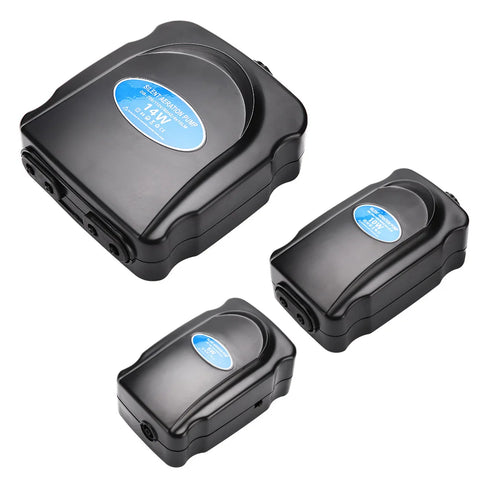 Adjustable Aquarium Air Pump 110V~220V Air Pump 3W~12W For Bedroom Fish Tank Silent Oxygen Pump Air Compressor