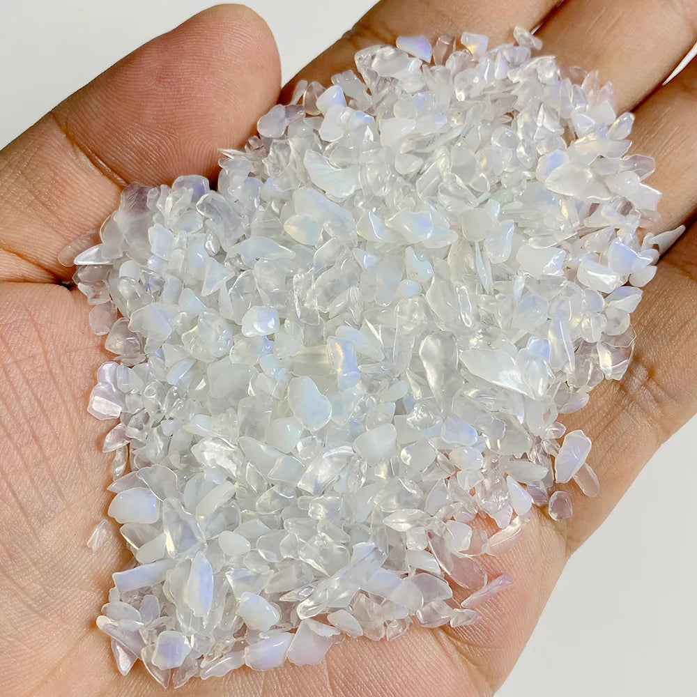 Natural Stone Gravel Crystal Chips 3-5mm Irregular Amethysts Quartz Reiki Healing Tumbled Stone for DIY Fish Tank Bonsai Decor