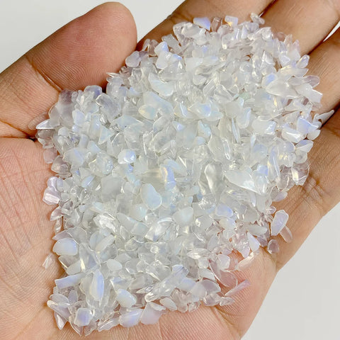 Natural Stone Gravel Crystal Chips 3-5mm Irregular Amethysts Quartz Reiki Healing Tumbled Stone for DIY Fish Tank Bonsai Decor