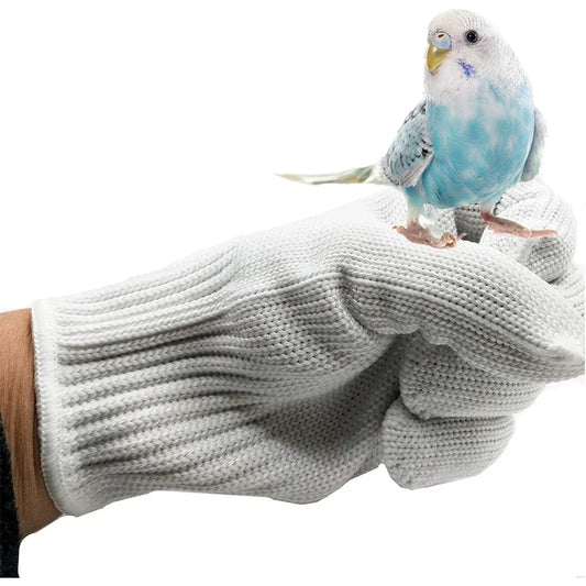 Anti-Bite Bird Training Gloves Safety Chewing Protective Small Animal Handling Gloves for Parrotlets Cockatiels Parrot
