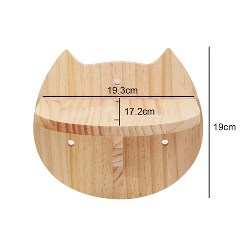 Cat Wall Mounted Furniture Hammock Climbing Shelves Cat Scratching Post Wooden Stairway Shelves Sisal Ladder Cat Climbing Frame