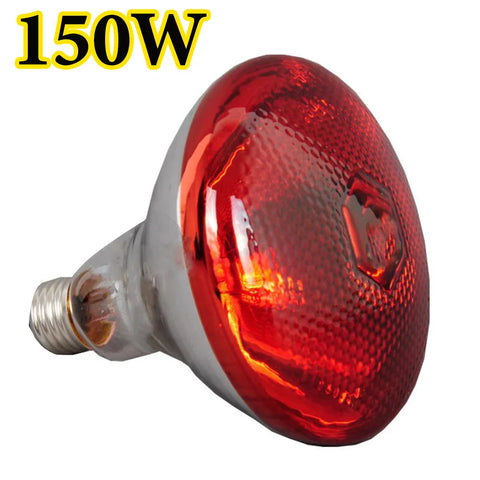 1PC Poultry Infrared Heat Lamp Waterproof Anti-Explosion Thickened Light Bulbs For Piglet Chicken Duck Birds E27 Heating Lamp