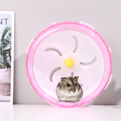 Hamster Running Disc Toy 3-Size Silent Small Pet Rotatory Jogging Wheel Small Pets Sports Wheel Toys Hamster Cage Accessories
