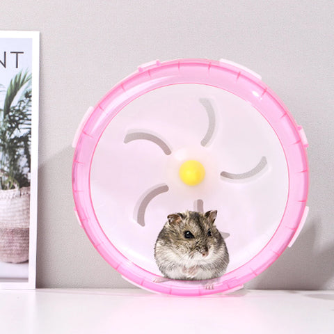 Hamster Running Disc Toy 3-Size Silent Small Pet Rotatory Jogging Wheel Small Pets Sports Wheel Toys Hamster Cage Accessories