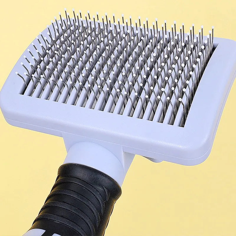 Dog Brush Massage Dogs Comb Automatic Pet Hair Remover Self Cleaning Cat Brush Pet Grooming One Button Cleaning Dog Brushes Comb