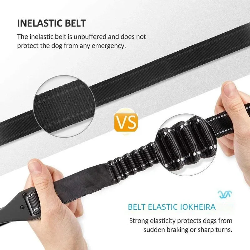 Adjustable Pet Seat Belt, 3-in-1, Safety Leash, Vehicle Belts, Reflective Nylon Rope, Harness Dog Accessories, Cat Car Accessory
