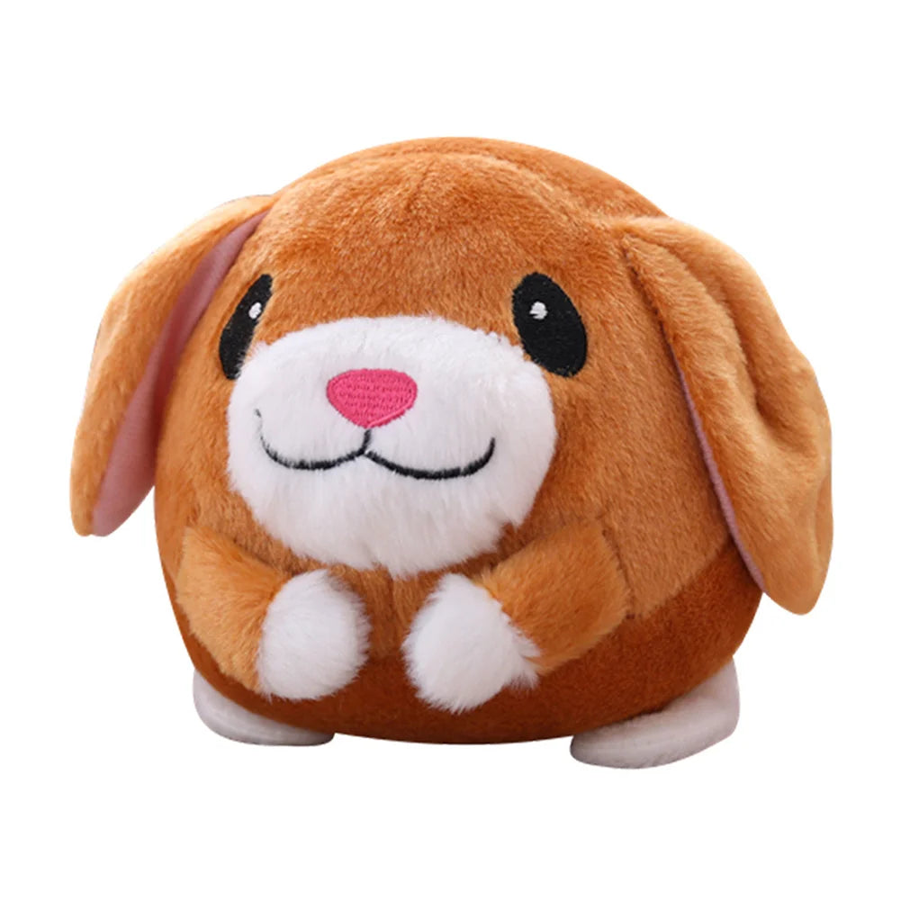 Cartoon Pig Active Moving Plush Toy for Dogs – Washable, USB Rechargeable, Interactive Talking Moving Ball Toy