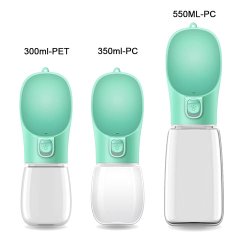350/550ml Portable Big Dog Water Bottle For Small Medium Dogs Cat Leakproof Travel Walking Pet Water Dispenser Labrodor Supplies