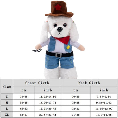 Funny Dog Clothes Pet Cat Costumes Puppy Sweatshirt Stand Up Suit Dog Cosplay Clothes Party Festival Clothing Dog Accessories