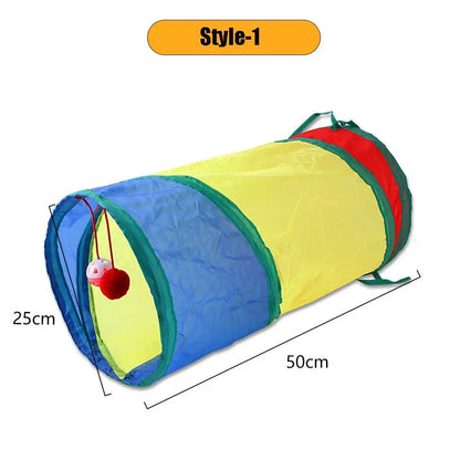 Pet Supplies Cat Play Tunnel Tube Collapsible Hamster House Tunnel For Pet Gerbil Rat Small Animals