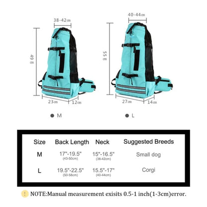 Breathable Pet Dog Carrier Bag for Large Dogs Golden Retriever Bulldog Backpack Adjustable Big Dog Travel Bags Pets Products