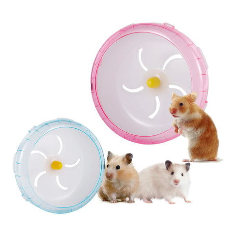 Hamster Running Disc Toy 3-Size Silent Small Pet Rotatory Jogging Wheel Small Pets Sports Wheel Toys Hamster Cage Accessories