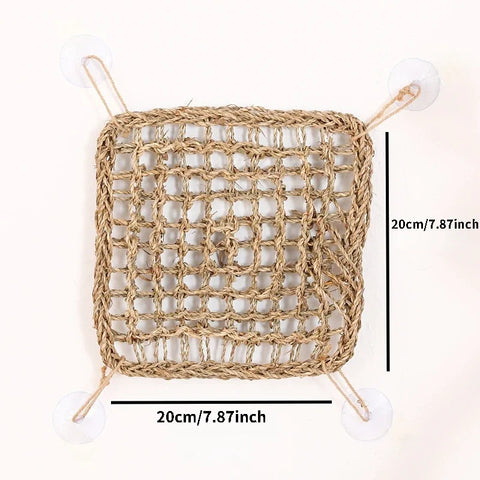 Bearded Dragon Hammock Reptile Lounger for Chameleon Lizards Gecko Snakes Lguana Reptiles Geckos Grass Cushion Pet Bed Swing