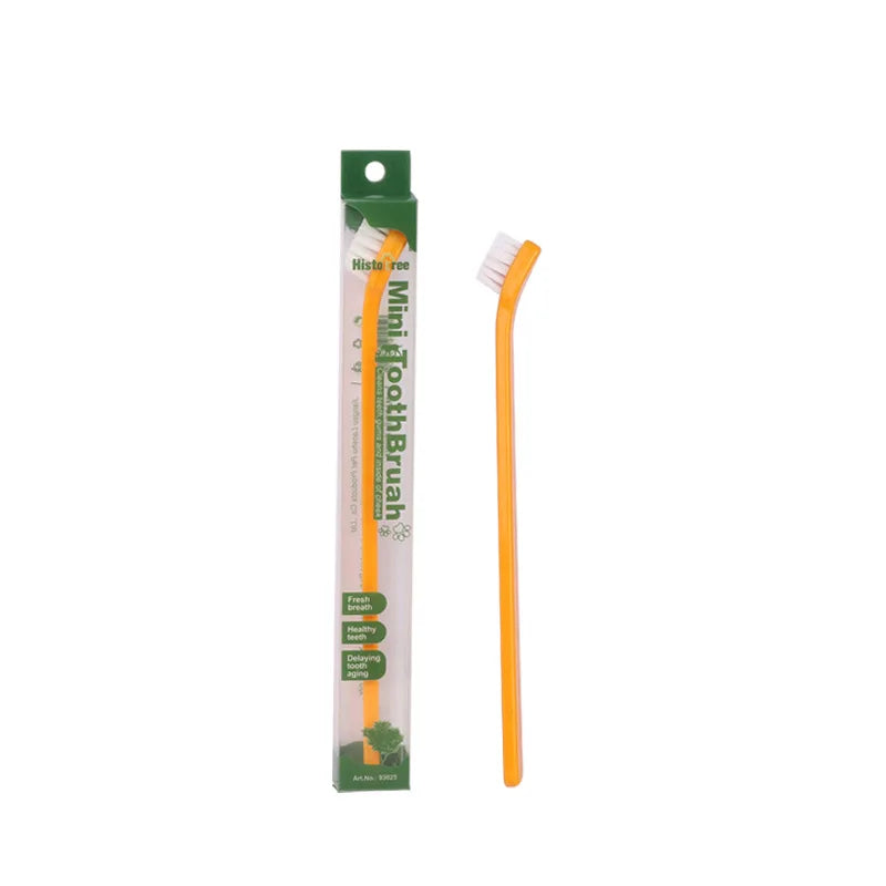 Vet Recommended Dog Toothbrush - Micro Head Teeth Cleaning Tool for Small Mouth Dogs Cats, 360° Gum Care Pet Dental Kit