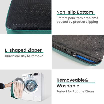 Dog Bed Mat with Zipper Remolvable Elastic Cat Bed for Dog Sleeping Mat Small Washable Cat Nest Pet Sofa Cushion for Medium Dog