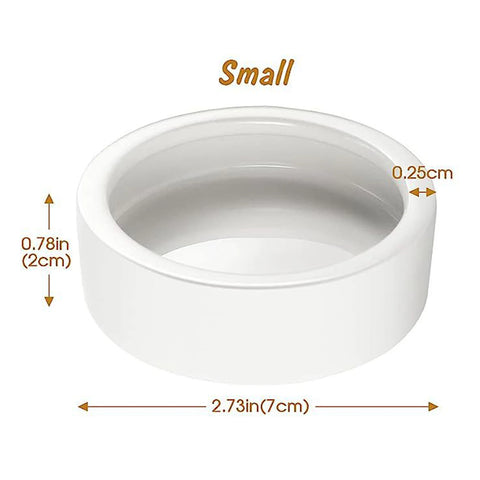 Reptile Food Bowl Feeding and Watering Bowl Anti-Escape Ceramic Feeding and Watering Bowl Anti-Escape Super Worm Feeder