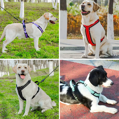 Reflective Puppy & Small Dog Vest Harness with Handle for Easy Control and Adjustable Chest Straps