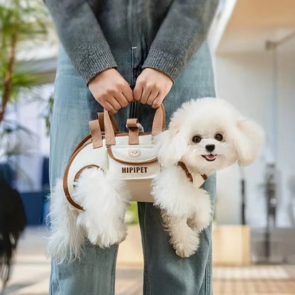 Multifunctional Double Shoulder Dog Carrier Backpack Adjustable Washable Pet Strap Artifact Breathable Dog Outing Bag For Pet
