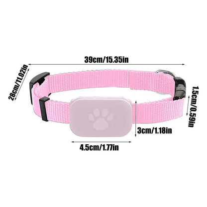 GPS Collar for Cats Kitten Collar With Tracking Safety Protection Long-Lasting Battery Pet Cat Locate Supplies