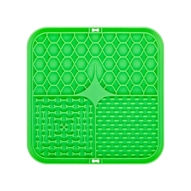 1PC Pet Licking Pad Slow Food Pad Dog Bowl Cat Pet Puppy Choke Proof Silicone Pet Slow Food Pad Cat And Dog Feeding Supplies