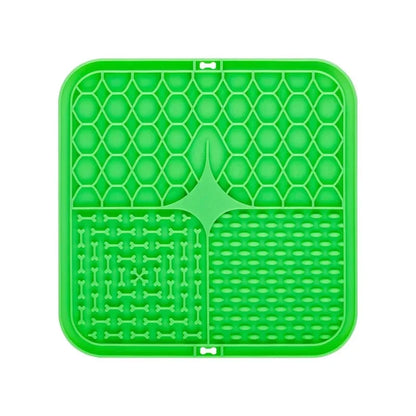 1PC Pet Licking Pad Slow Food Pad Dog Bowl Cat Pet Puppy Choke Proof Silicone Pet Slow Food Pad Cat And Dog Feeding Supplies