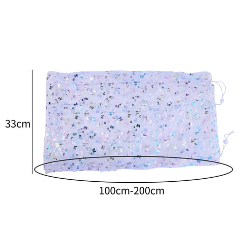 Bird Cage Cover Dustproof Birdseed Net Seed Catcher Nylon Mesh Birdseed Net Guard For Bird Cage Stars /Solid Color