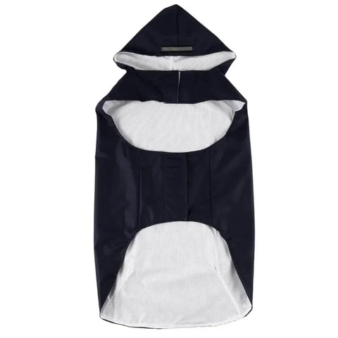 Dog Raincoat Medium Large Dogs Waterproof Hooded Jacket Rain Clothes with Reflective Stripe Outdoor Accessories