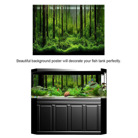 Fish  Background Paper PVC Adhesive Underwater Forest  Background Poster Backdrop Decoration Paper Fish  Decor Paper