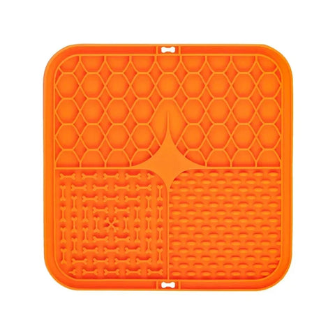 1PC Pet Licking Pad Slow Food Pad Dog Bowl Cat Pet Puppy Choke Proof Silicone Pet Slow Food Pad Cat And Dog Feeding Supplies