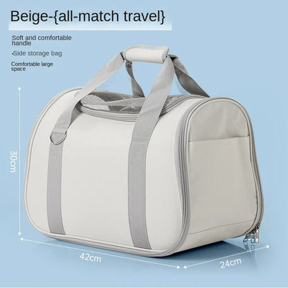 Pet Outing Portable Cat Dogs Handbag Summer Breathable Carrier Travel Puppy Kitten Single Shoulder Bag Pet Carrying Bag Supplie