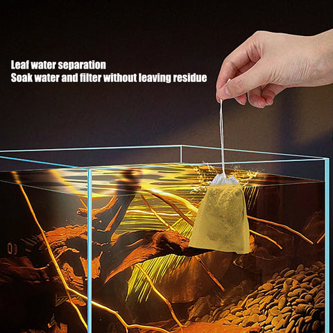 Aquarium Almond Leaves Catappa Leaves Aquarium Betta Fish Leaves Shrimp Fish Tank Accessories Creates Rainforest Environment