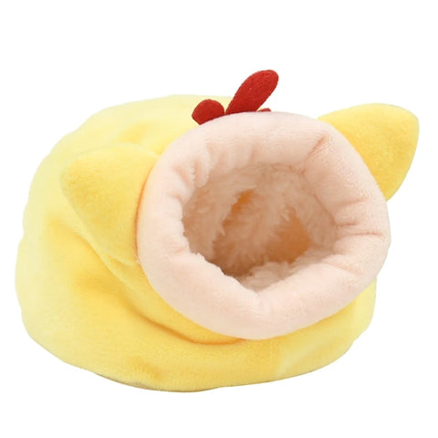 Hamster House Guinea Pigs Nest Small Animal Sleeping Bed Winter Warm Velvet Bed Soft Accessories for Rodents/guinea Pigs