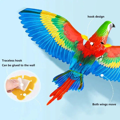 Simulation Bird Interactive Cat Toys Electric Hanging Eagle Flying Bird Cat Teasering Play Cat Stick Scratch Rope Toys