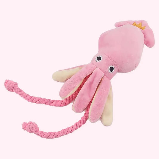 Supet Octopus Plush Rope Toy for Small Pets – Bite-Resistant, Fun and Interactive, Suitable for Indoor and Outdoor Play