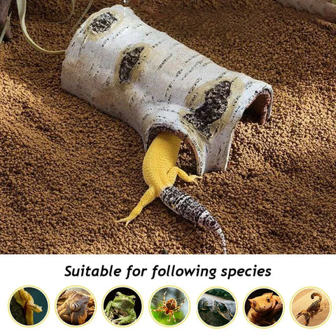 Pets Lizard Turtle Reptile Hide Cave Habitat Shelter Resin Tree Bark Amphibians Landscape Reptiles Box Dodge Hole Decoration
