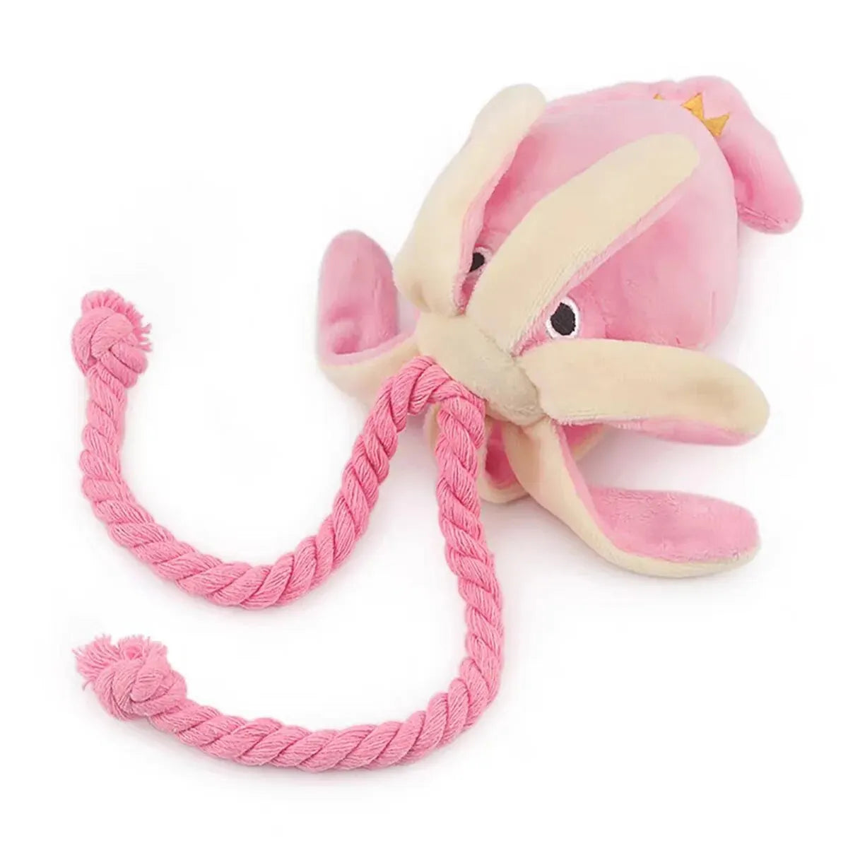 Supet Octopus Plush Rope Toy for Small Pets – Bite-Resistant, Fun and Interactive, Suitable for Indoor and Outdoor Play