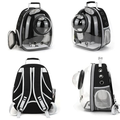 Premium Transparent Breathable Space Capsule Backpack Lightweight Portable Soft Carrier Bag for Dogs Travel Outdoor