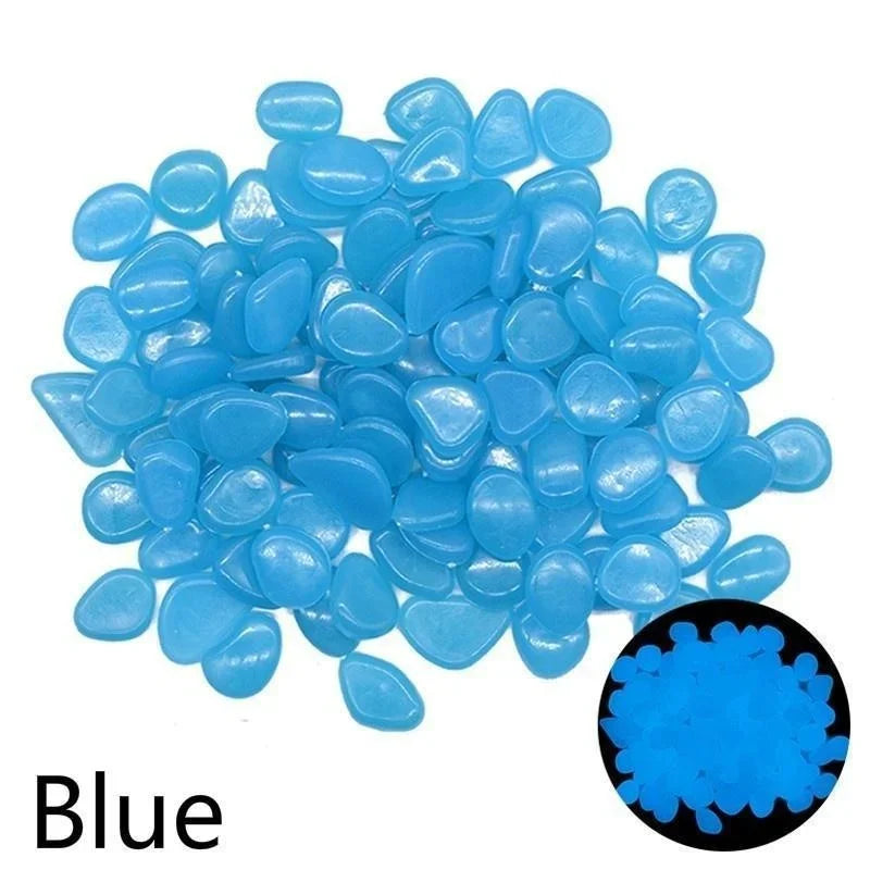 Luminous Stones Glow In The Dark Pebbles Glowing Stones Outdoor Walkways Home Garden Yard Decor Fish Tank Pebble Rocks