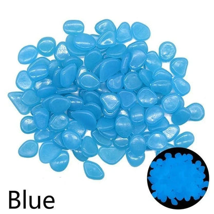 Luminous Stones Glow In The Dark Pebbles Glowing Stones Outdoor Walkways Home Garden Yard Decor Fish Tank Pebble Rocks