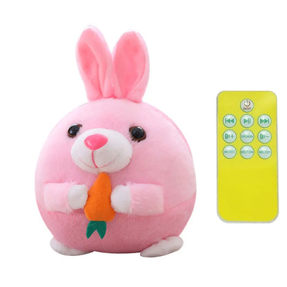 Cartoon Pig Active Moving Plush Toy for Dogs – Washable, USB Rechargeable, Interactive Talking Moving Ball Toy