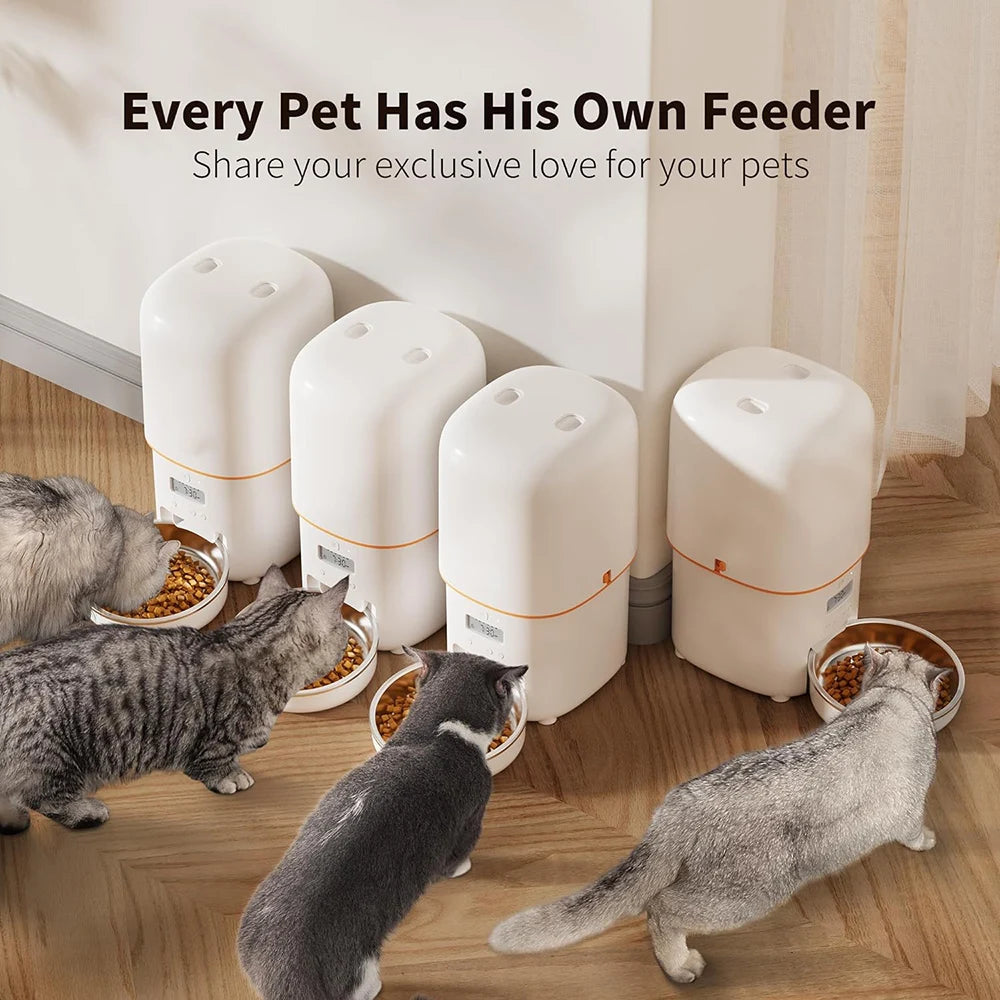 2L 5G Camera Pet Feeder Automatic Cat Smart Food Dispenser Auto Dog Slow Food WIFI Timed Quantitative Video Food Feeding Bowls