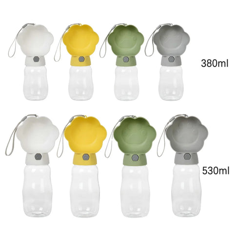 Portable Dog Water Bottle for Small Large Dogs Cats Leakproof Puppy 2 in 1 Water Food Container Chihuahua Bulldog Pet Supplies