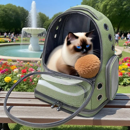 2025 Transparent Pet Carrier Backpack for Cats and Small Dogs Breathable Outdoor Shoulder Bag Travel Pet Supplies for Pets
