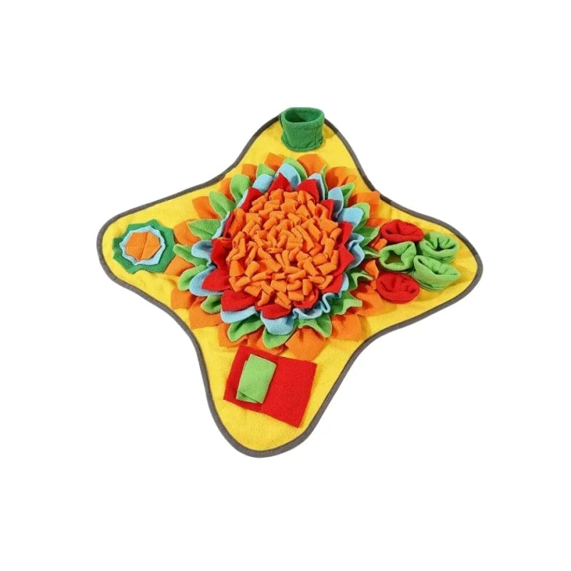 Sniffing Training Mat Dogs Educational Stress Relief Bite Resistant Slow Food Mat Eco-friendly Training Blanket