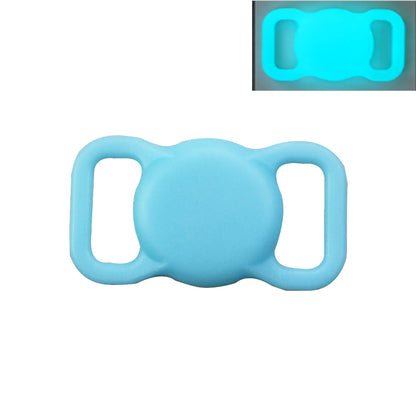 Airtag Pet Lose Proof Silicone Protective Case Dog and Cat Lose Proof GPS Luminous Apple AirTag Case Collar Tracker Protector