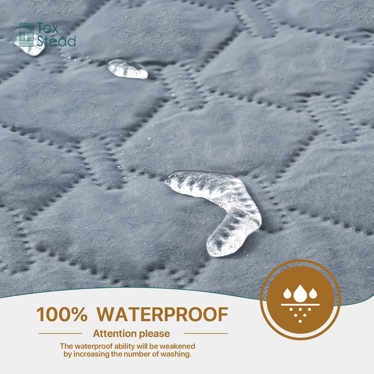 1 pc Orthopedic Dog Beds Cover for Large Dogs, Dog Bed Washable Cover Foam Pet Mat, Multi-Needle Quilting Dog Crate Bed Cover