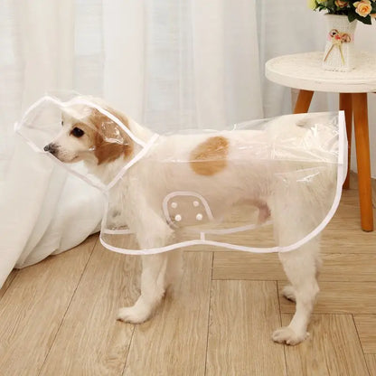 Solid Pet Rain Coat for Small Medium Dogs Impermeable perro Puppy Dog Poncho Raincoat Poodle mascotas Clothes chubasquero perro