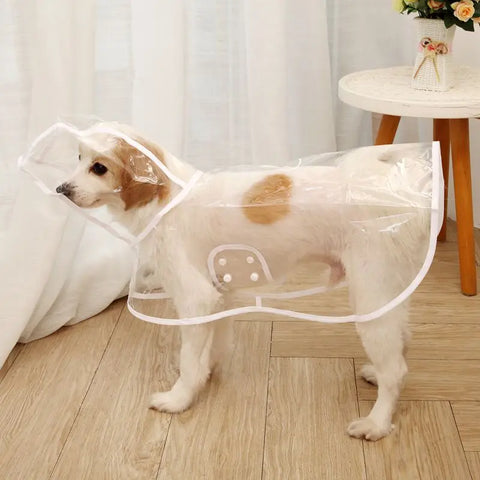 Solid Pet Rain Coat for Small Medium Dogs Impermeable perro Puppy Dog Poncho Raincoat Poodle mascotas Clothes chubasquero perro