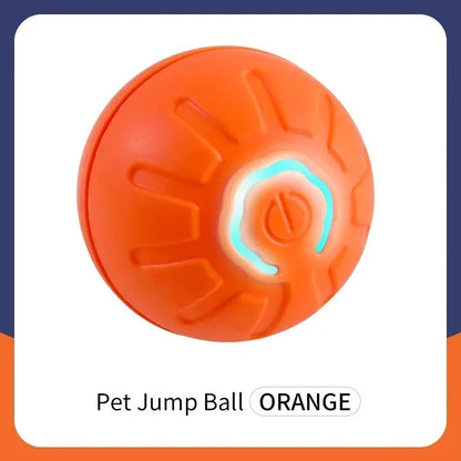 Smart Dog Toy Ball Electronic Interactive Pet Toy Ball USB Automatic Bouncing Rolling Toy Ball With RGB Lights Puppy Cat Product
