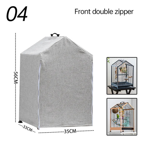 Bird Cage Cover Sunshade Breathable and Splashproof Large Bird Cage Cover Parrot Cage Shading Protective Products Bird Supplies